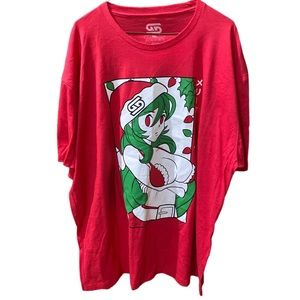 Sexy Anime Christmas Tee Shirt